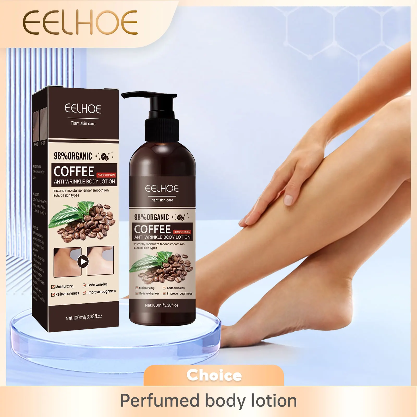 EELHOE Moisturizing Body Cream Vitamin E Remove Pigmentation Smooth Skin Brightening Skin Tone Deep Nourishing Coffee Fragrance
EELHOE Moisturizing Body Cream Vitamin E Remove Pigmentation Smooth Skin Brightening Skin Tone Deep Nourishing Coffee Fragrance