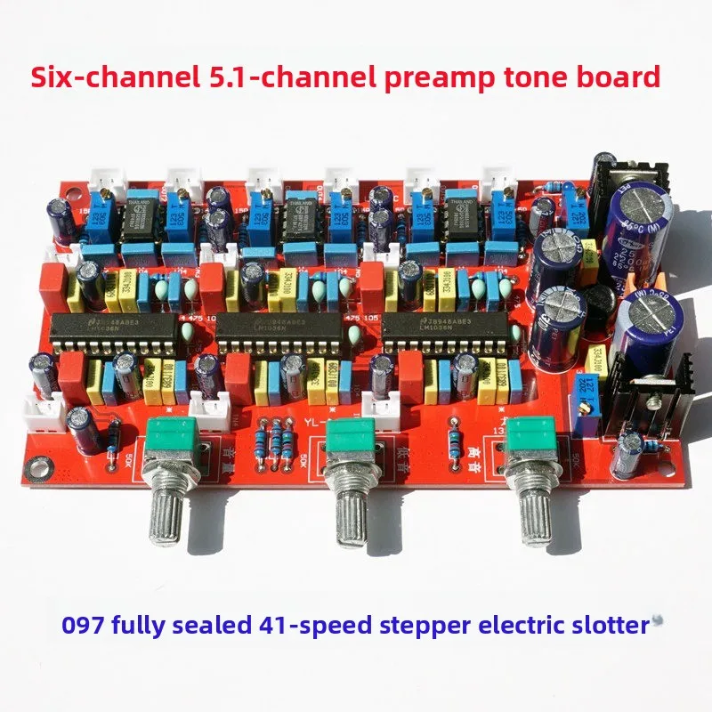 High-fidelity (hi-fi) amplifier 5.1six-channel preamplifier tone control s5532 ad827 lm1036 pcb circuit board (finished product)
High-fidelity (hi-fi) amplifier 5.1six-channel preamplifier tone control s5532 ad827 lm1036 pcb circuit board (finished product)