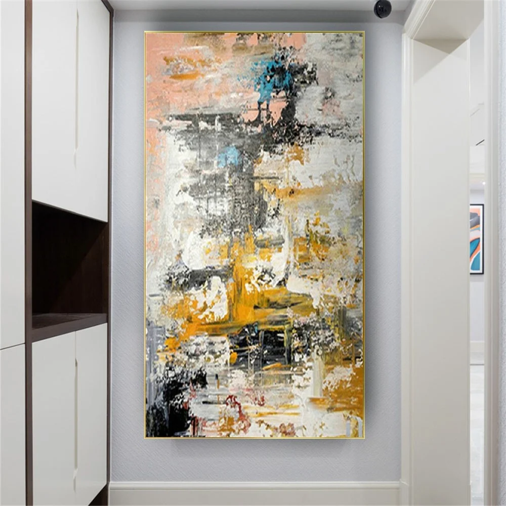 Large Size Hand-Painted Abstract Oil Painting On Canvas Modern Home Wall Decor Picture For Living Room Exhibits Color Poster Art
Large Size Hand-Painted Abstract Oil Painting On Canvas Modern Home Wall Decor Picture For Living Room Exhibits Color Poster Art