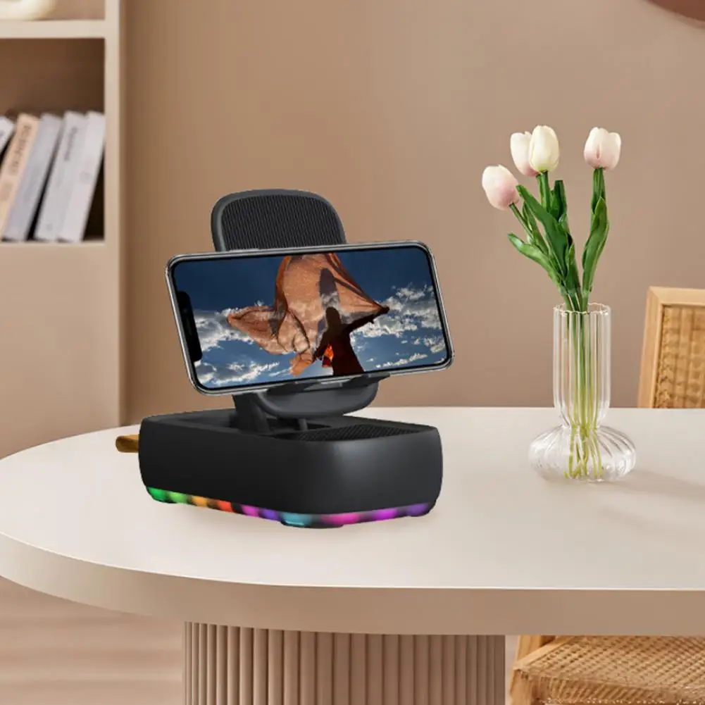 Mobile Phone Stand with Led Lights Bluetooth-compatible Phone Holder Foldable Rotatable Desk Stand with Bluetooth for Samsung
Mobile Phone Stand with Led Lights Bluetooth-compatible Phone Holder Foldable Rotatable Desk Stand with Bluetooth for Samsung