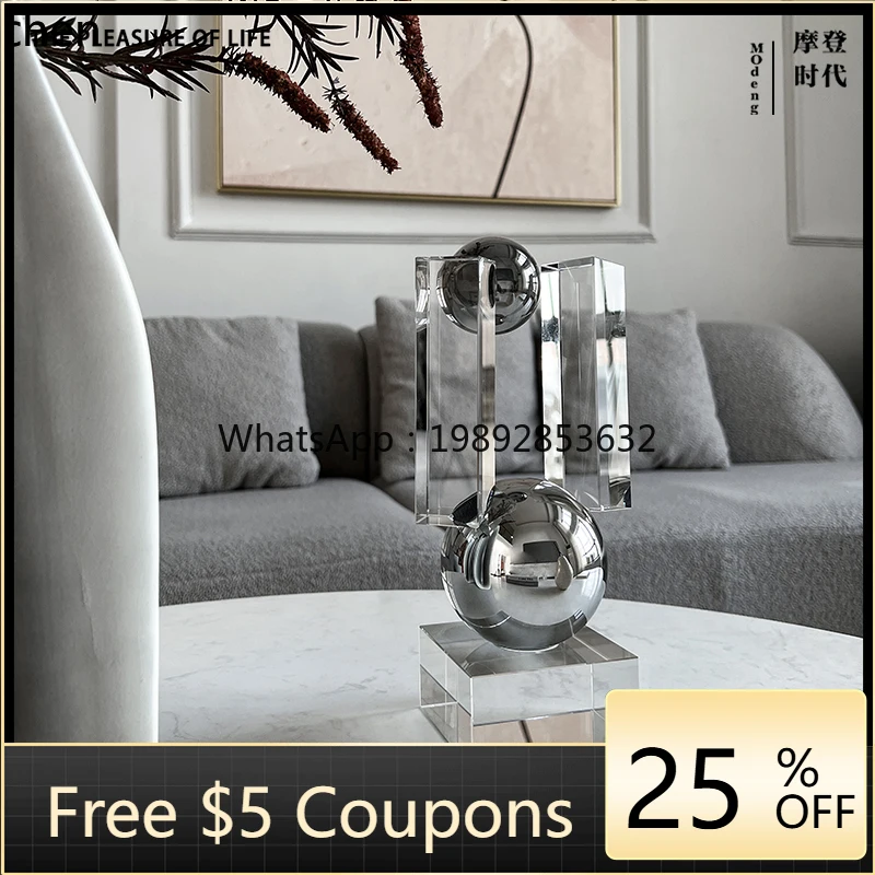 Modern Times Simple Special-shaped Crystal Ornament Entrance Bedroom Living Room TV Cabinet Model Room Accessories
Modern Times Simple Special-shaped Crystal Ornament Entrance Bedroom Living Room TV Cabinet Model Room Accessories