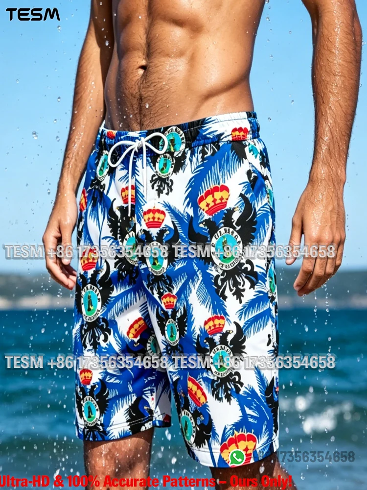 TESM Men Beach Shorts 3D Printed Club Shield Shorts Casual Pants Hawaiian Beach Parent-Child Outfit
TESM Men Beach Shorts 3D Printed Club Shield Shorts Casual Pants Hawaiian Beach Parent-Child Outfit