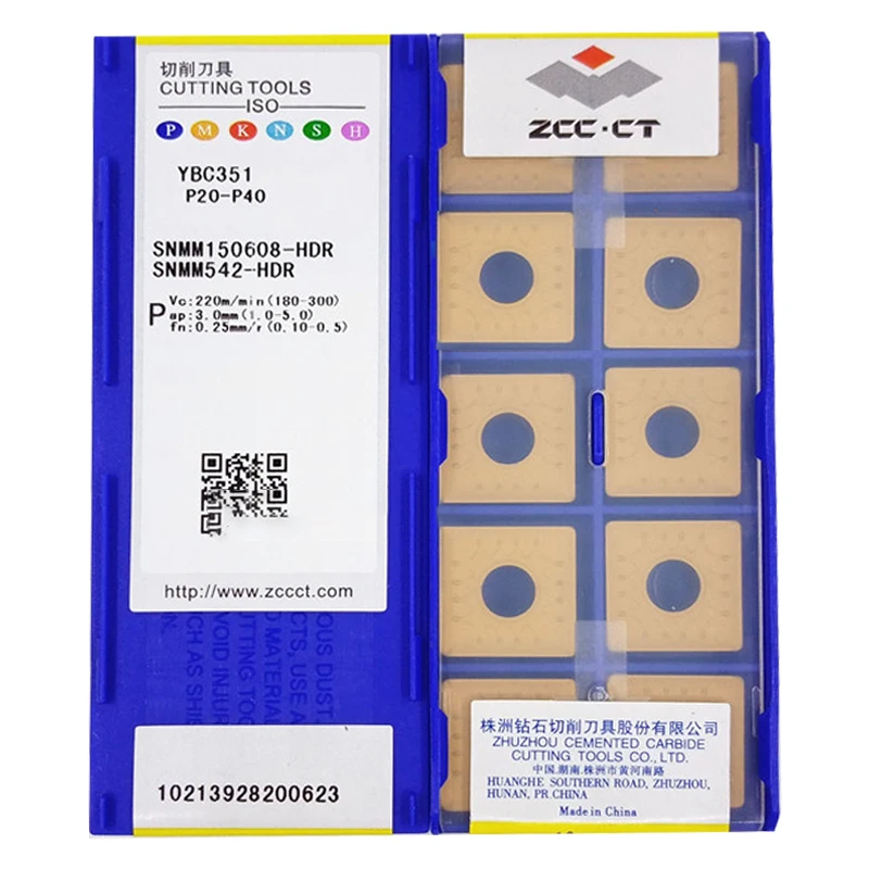 Original ZCCCT SNMM150608-HDR SNMM150612-HDR SNMM150616-HDR YBC251 YBC351 carbide insert for CNC turning Tools
Original ZCCCT SNMM150608-HDR SNMM150612-HDR SNMM150616-HDR YBC251 YBC351 carbide insert for CNC turning Tools