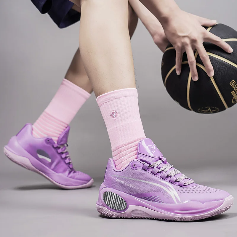 New High Quality Men Basketball Shoes Original Breathable Comfortable Non-Slip Training Sports Fashion Basket Sneakers Male Shoe
New High Quality Men Basketball Shoes Original Breathable Comfortable Non-Slip Training Sports Fashion Basket Sneakers Male Shoe