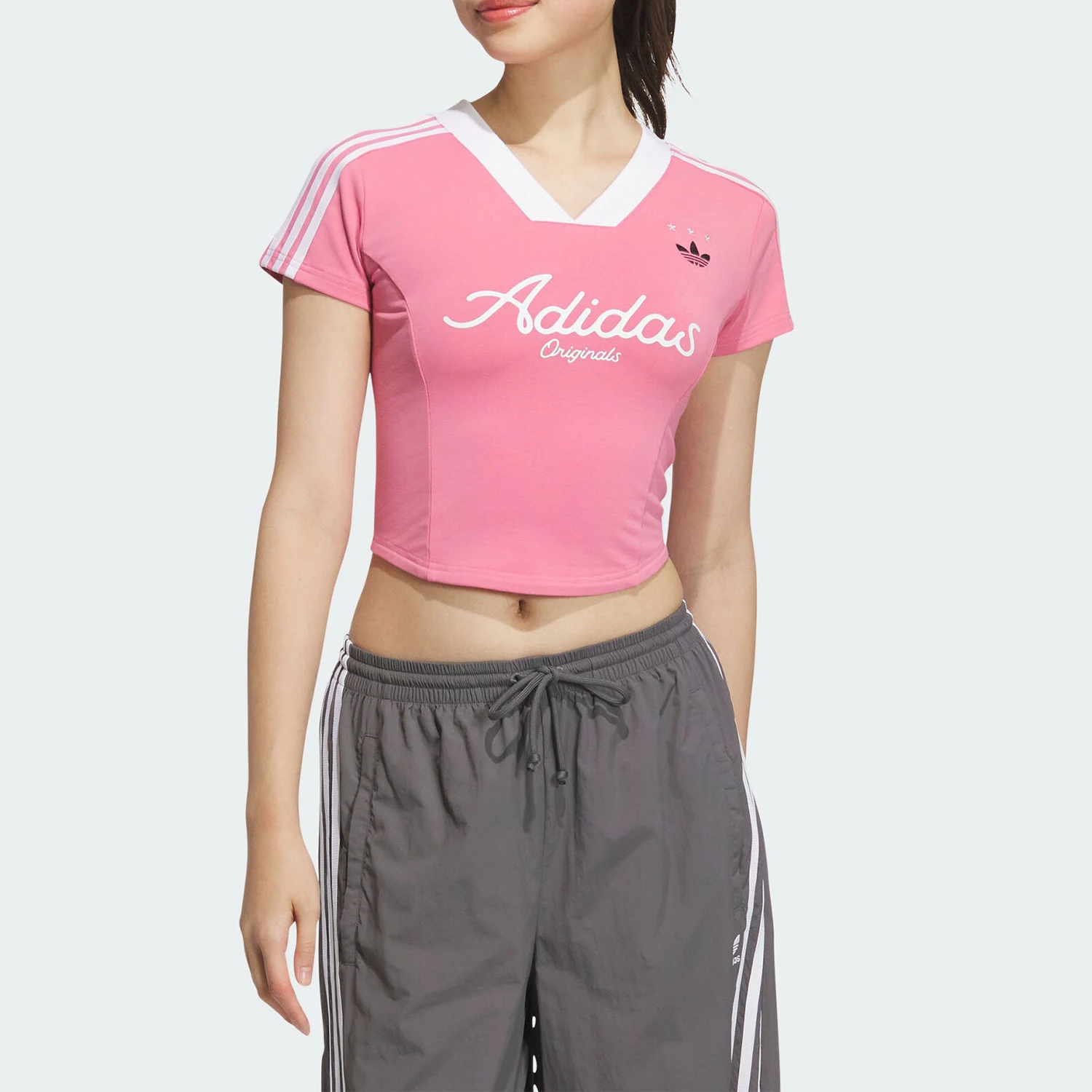 Adidas Authentic Three Leaves Women's Comfortable V-Neck Sports Casual Short Sleeve JD1131
Adidas Authentic Three Leaves Women's Comfortable V-Neck Sports Casual Short Sleeve JD1131