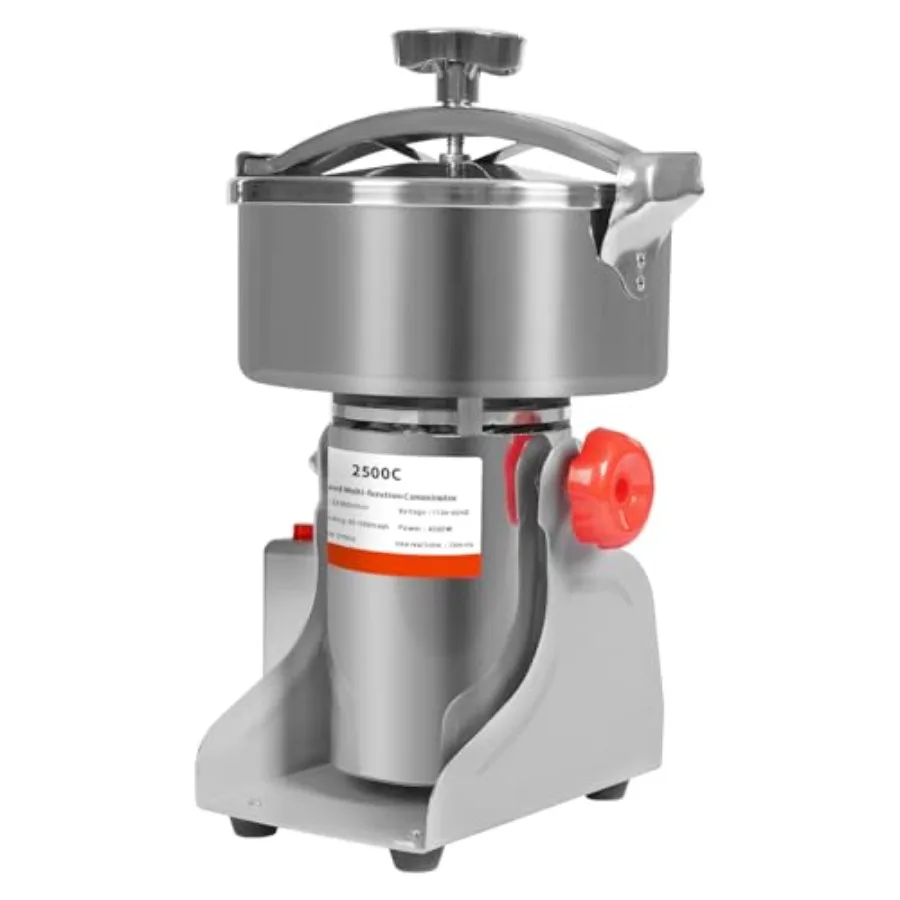 110V 4500W 2500g Electric Grain Mill Grinder 30000r/min Commercial Grinders Stainless Steel Dry Grinding Machine High-speed Spi
110V 4500W 2500g Electric Grain Mill Grinder 30000r/min Commercial Grinders Stainless Steel Dry Grinding Machine High-speed Spi