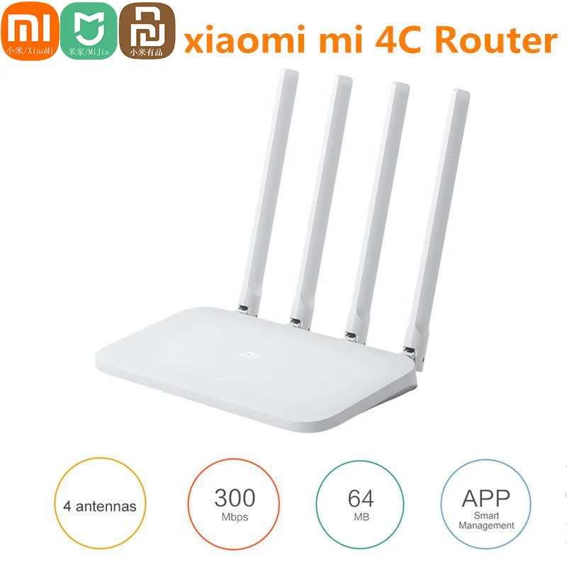 Xiaomi Mi Wifi Router 4C High-Speed Wifi Through The Wall King Home Intelligent Anti-Mite Network 100 Mega Fiber Optical Router
Xiaomi Mi Wifi Router 4C High-Speed Wifi Through The Wall King Home Intelligent Anti-Mite Network 100 Mega Fiber Optical Router