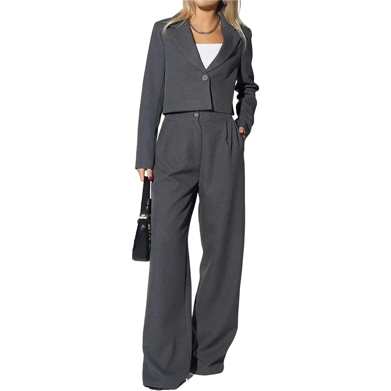 FX-2 шт., наряды для женщин, нарядный пиджак, куртки с прямыми брюками и высокой талией, комплект костюмов, деловой повседневный комплект
FX-2 шт., наряды для женщин, нарядный пиджак, куртки с прямыми брюками и высокой талией, комплект костюмов, деловой повседневный комплект