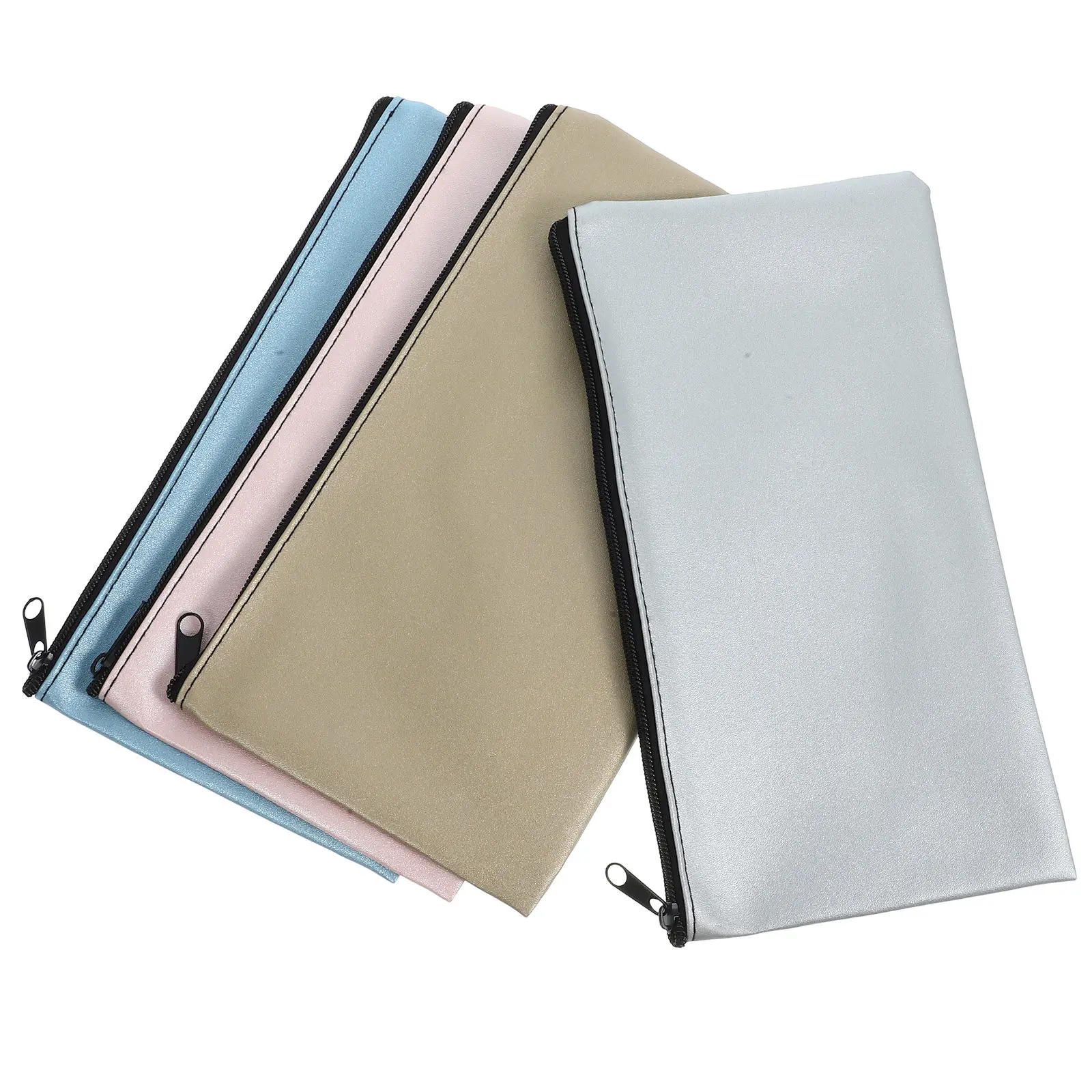 4Pcs Stylish PU Money Organizer Pouches with Sturdy Zipper for Cash Checks Receipts Bills Coins Storage Lightweight Secure
4Pcs Stylish PU Money Organizer Pouches with Sturdy Zipper for Cash Checks Receipts Bills Coins Storage Lightweight Secure