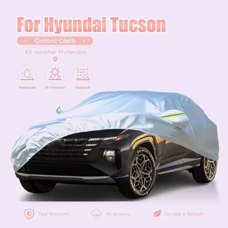 For Hyundai Tucson Full Car Cover Reflective Strips Waterproof Snowproof Dustproof UV Protection Exterior Accessories
For Hyundai Tucson Full Car Cover Reflective Strips Waterproof Snowproof Dustproof UV Protection Exterior Accessories