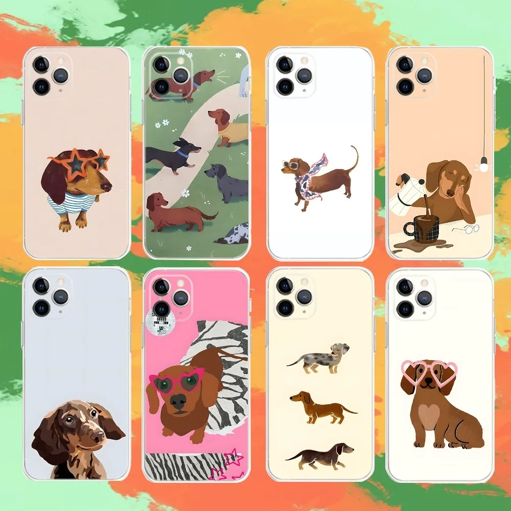 Dachshund Sausage Dog Phone Case For iPhone 16e,16,15,14,13,12,11,Mini,Pro,XS,Max,6,7,8,Plus,X,XR,SE,2020 Transparent Shell
Dachshund Sausage Dog Phone Case For iPhone 16e,16,15,14,13,12,11,Mini,Pro,XS,Max,6,7,8,Plus,X,XR,SE,2020 Transparent Shell