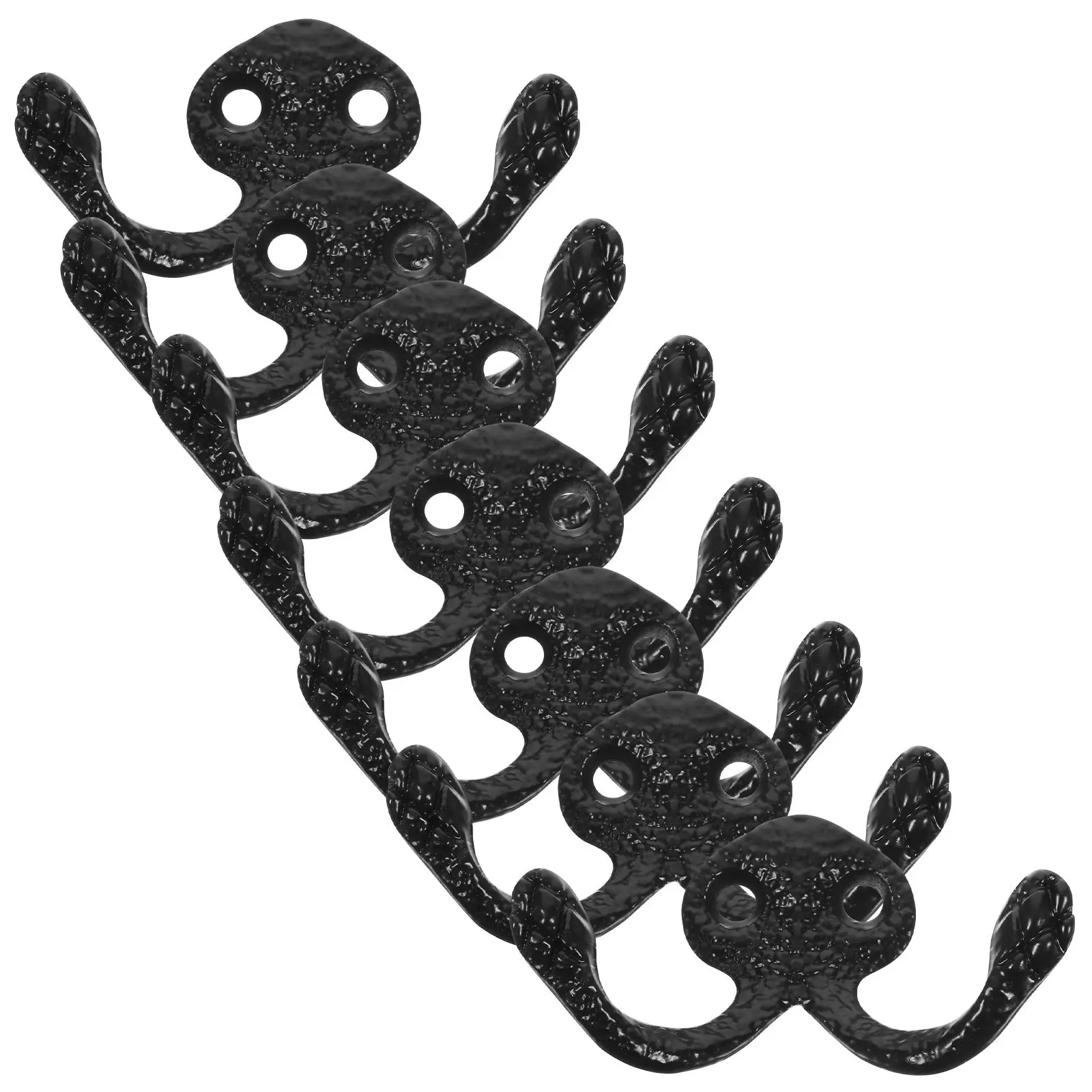10 Pcs Iron Hooks Vintage Home Decor Coat Wall Heavy Duty Iron Hooks For Hanging Coats Storage Black Double
10 Pcs Iron Hooks Vintage Home Decor Coat Wall Heavy Duty Iron Hooks For Hanging Coats Storage Black Double