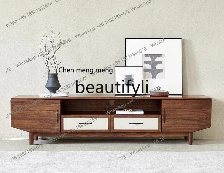 M178 шкаф для телевизора, полуамериканский напольный шкаф из черного ореха, бытовой простой шкафчик для маленькой квартиры, гостиной
M178 шкаф для телевизора, полуамериканский напольный шкаф из черного ореха, бытовой простой шкафчик для маленькой квартиры, гостиной
