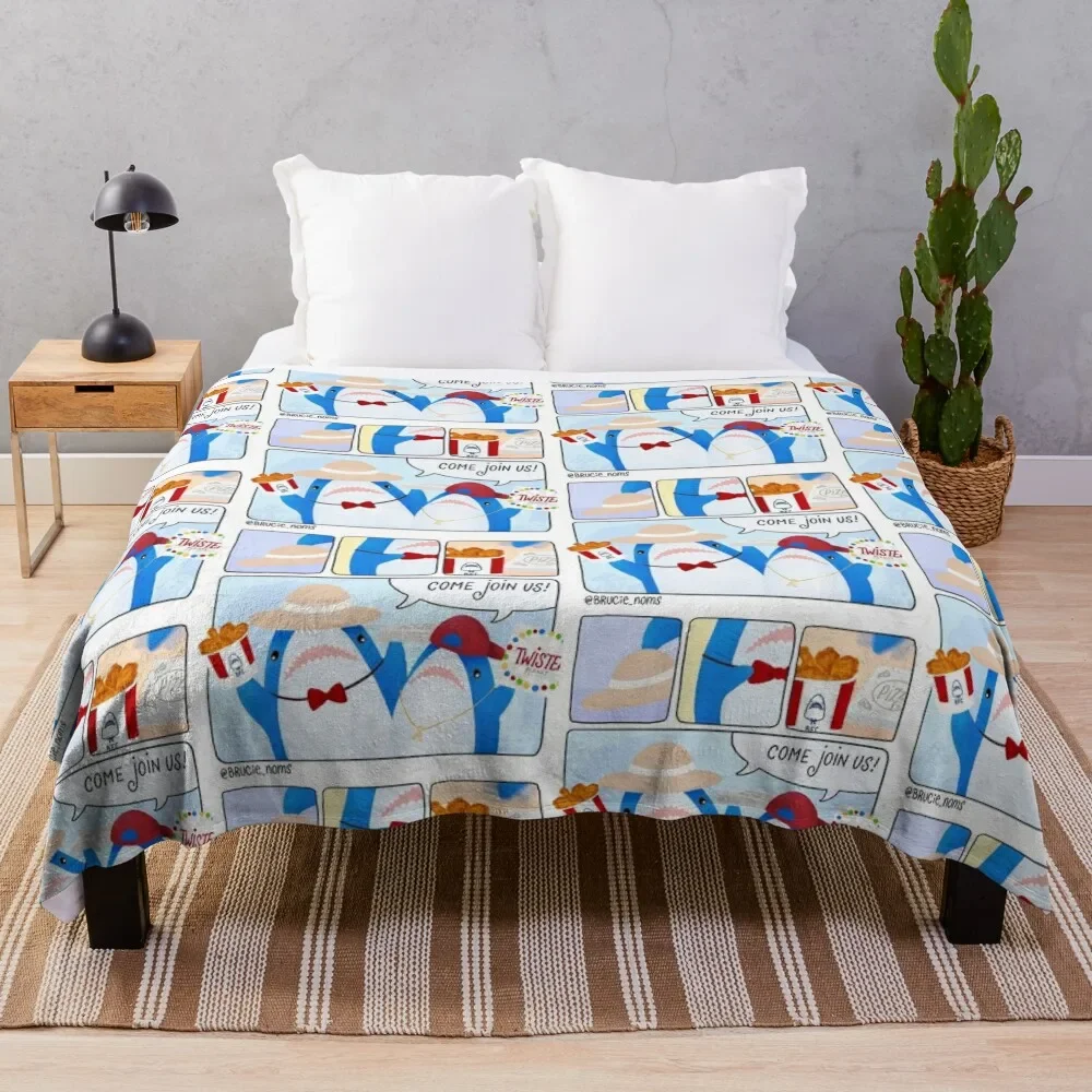 Blahaj comic: picnic party Throw Blanket Decorative Soft Throw Blanket for Couch Sofa
Blahaj comic: picnic party Throw Blanket Decorative Soft Throw Blanket for Couch Sofa