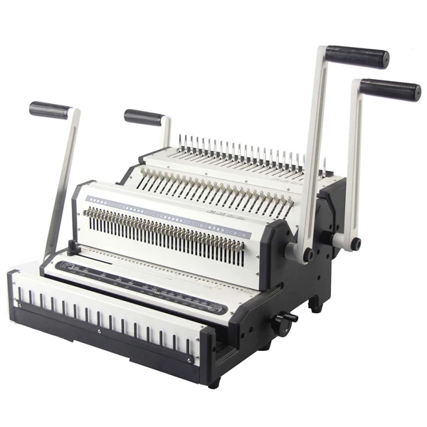 Easy for Bind Multi-functional 2 in 1 Plastic Comb and Double Wire Binding Machine CW2500A
Easy for Bind Multi-functional 2 in 1 Plastic Comb and Double Wire Binding Machine CW2500A