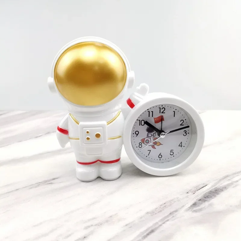 Creative Children's Needle Alarm Clock Cartoon Student Table Clock Astronaut Model Cute Bedroom Bedside Sculpture Decoration
Creative Children's Needle Alarm Clock Cartoon Student Table Clock Astronaut Model Cute Bedroom Bedside Sculpture Decoration