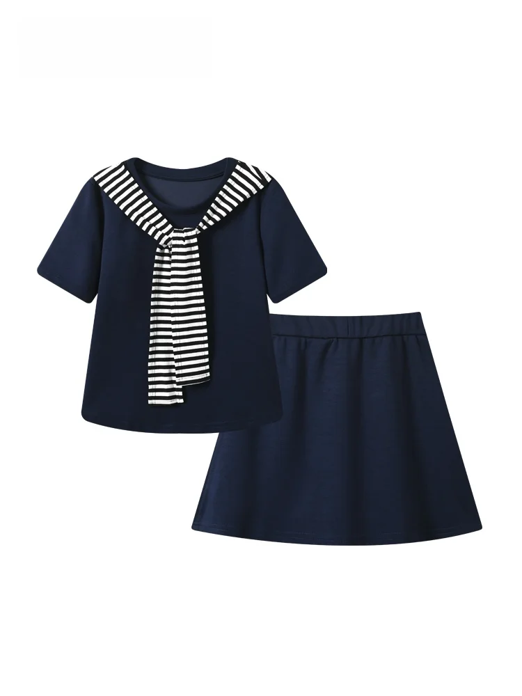 Unique Beautiful Summer New Style Women's Large Size T-shirt Skirt Set College Style Short Sleeve Fashionable Casual Outfit
Unique Beautiful Summer New Style Women's Large Size T-shirt Skirt Set College Style Short Sleeve Fashionable Casual Outfit