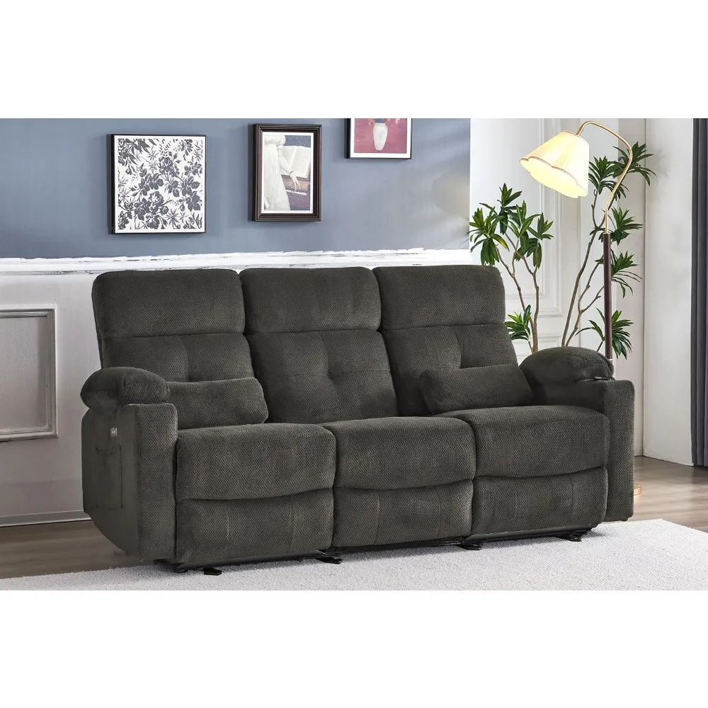 Power Reclining Sofa with Heat and Massage, Hugger Double Reclining Sofa, Electric Power Double Reclining Sofa
Power Reclining Sofa with Heat and Massage, Hugger Double Reclining Sofa, Electric Power Double Reclining Sofa