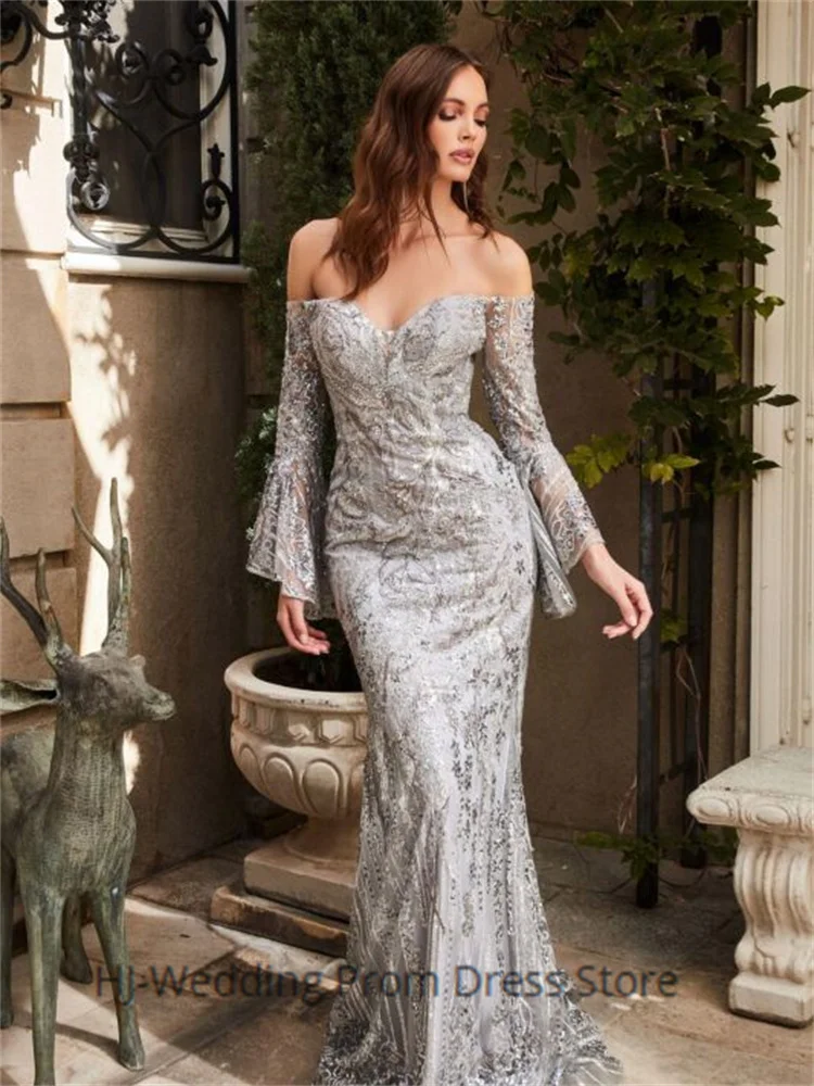 Exquisite Mermaid Prom Dress Strapless Appliques Floor-Length Formal Occasion Long Sleeves Party Gowns Evening Dresses
Exquisite Mermaid Prom Dress Strapless Appliques Floor-Length Formal Occasion Long Sleeves Party Gowns Evening Dresses