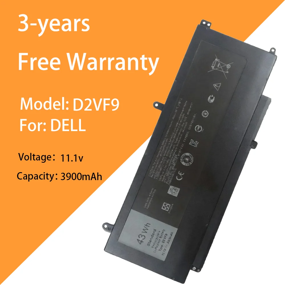 Аккумулятор для ноутбука D2VF9 11,1 В для Dell Vostro 14 5459 Inspiron 7548 P68G
Аккумулятор для ноутбука D2VF9 11,1 В для Dell Vostro 14 5459 Inspiron 7548 P68G
