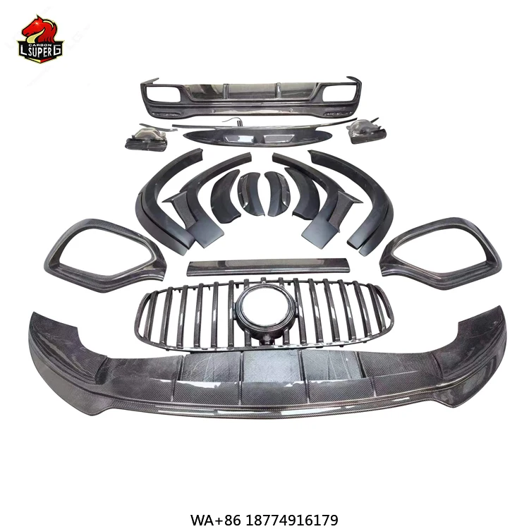 Комплект кузова из углеродного волокна в стиле B для GLS W167 с передней решеткой для губ, диффузор, колесо для бровей
Комплект кузова из углеродного волокна в стиле B для GLS W167 с передней решеткой для губ, диффузор, колесо для бровей