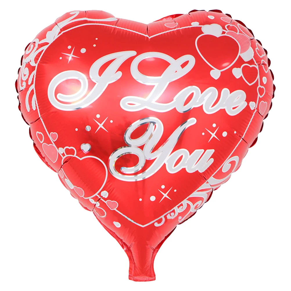 18Inch Heart Shaped Romantic Balloon I Love You Foil Balloons For Valentine'S Day Wedding Engagement Party Decoration 
18Inch Heart Shaped Romantic Balloon I Love You Foil Balloons For Valentine'S Day Wedding Engagement Party Decoration