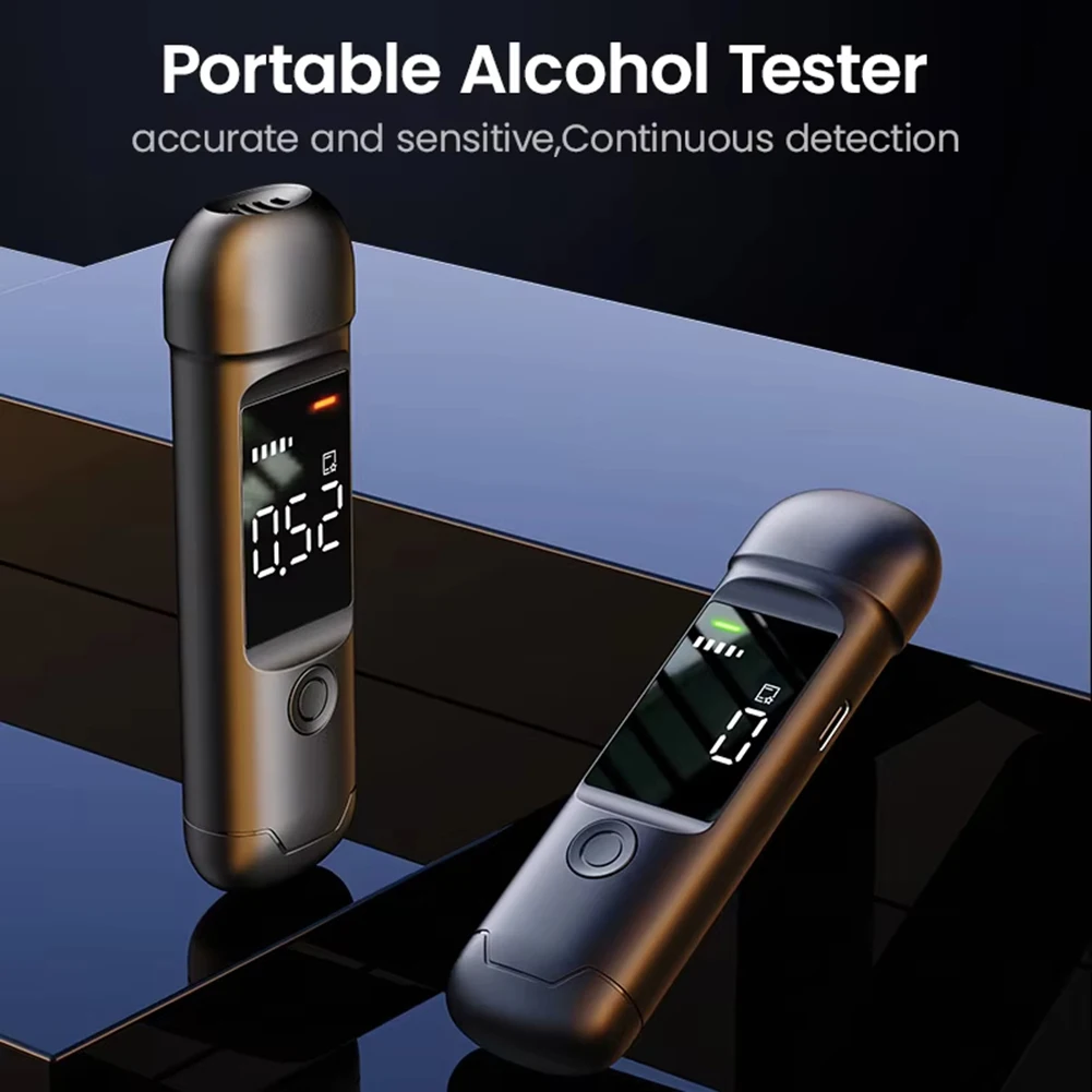 Professional LCD Digital Display Alcohol Detector Breathalyzer High-precision Alcohol Tester Automatic Drunk Driving Self-test
Professional LCD Digital Display Alcohol Detector Breathalyzer High-precision Alcohol Tester Automatic Drunk Driving Self-test