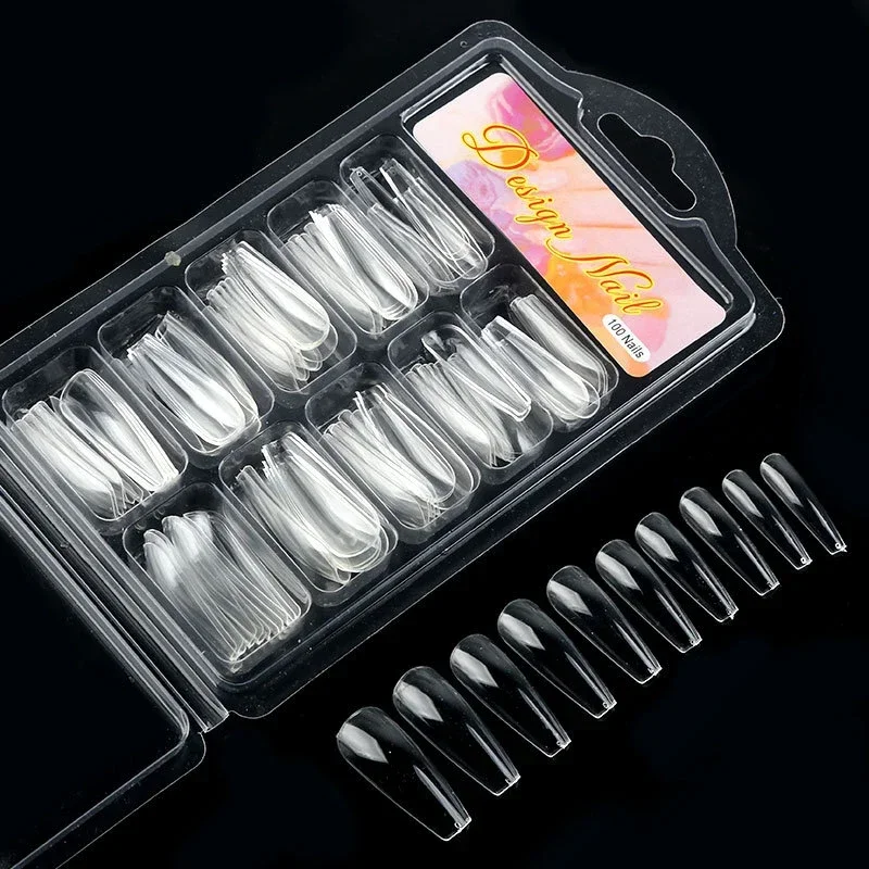 100pcs/box Natural Transparent Seamless Fake Nails Full Coverage False Nails Tips Short T-shaped Full Cover Tips For Nails
100pcs/box Natural Transparent Seamless Fake Nails Full Coverage False Nails Tips Short T-shaped Full Cover Tips For Nails