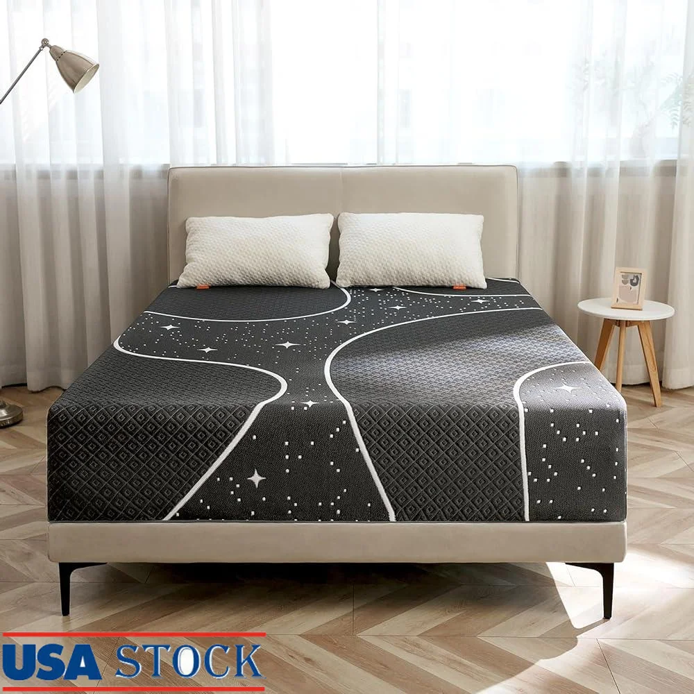 12 Inch King Size Memory Foam Mattress Pressure Relief Motion Isolation Breathable Comfortable Mattress in a Box Starry Pattern
12 Inch King Size Memory Foam Mattress Pressure Relief Motion Isolation Breathable Comfortable Mattress in a Box Starry Pattern