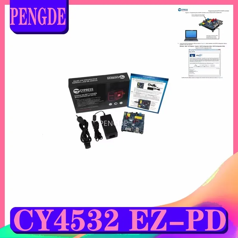 Spot CY4532 EZ-PD USB Type-C CCG3PA Плата разработки интерфейса EVK Cypress Downloader
Spot CY4532 EZ-PD USB Type-C CCG3PA Плата разработки интерфейса EVK Cypress Downloader