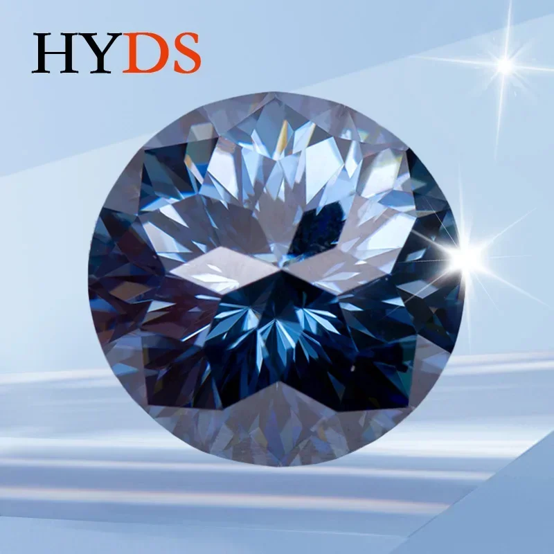 Moissanite Gemstone Round Shape Special Emperor General Cut Primary Color Royal Blue Lab Grown Diamond Jewelry GRA Certificate
Moissanite Gemstone Round Shape Special Emperor General Cut Primary Color Royal Blue Lab Grown Diamond Jewelry GRA Certificate