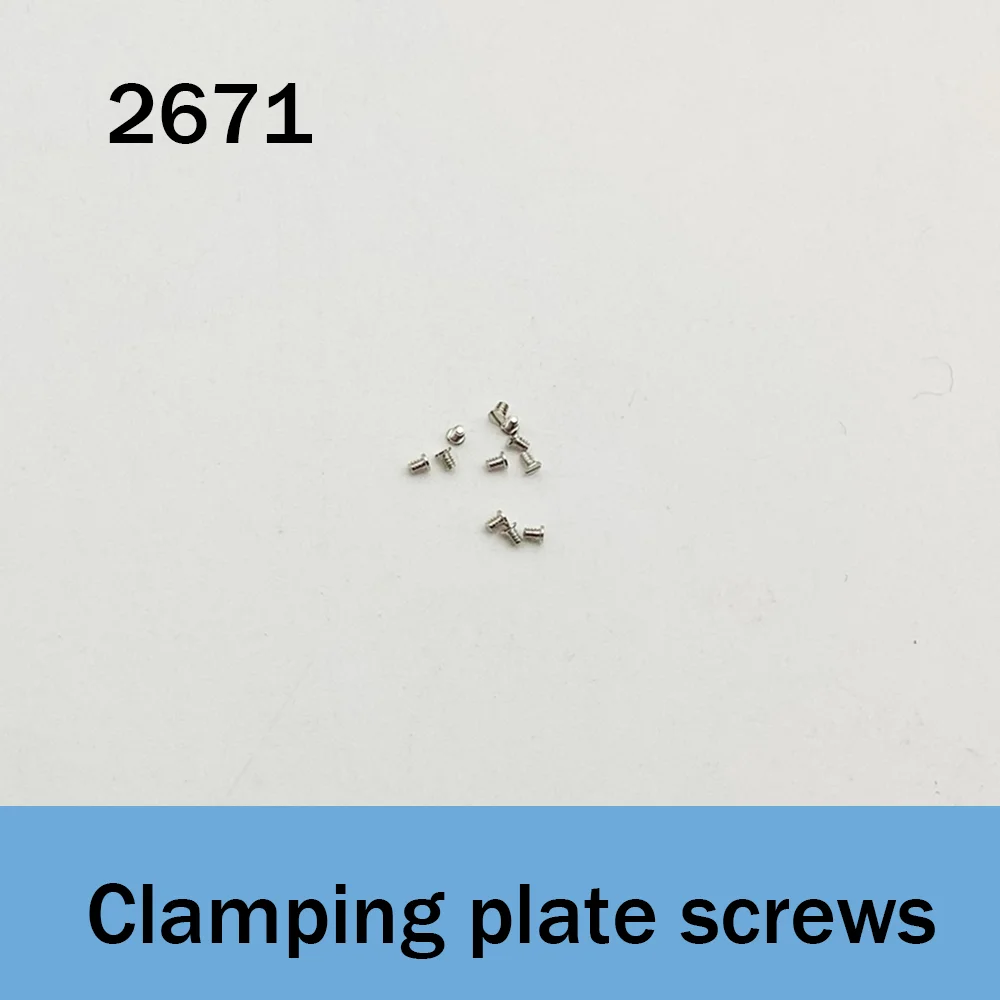 Watch Accessories Suitable for ETA2671 Movement Clamping Plate Screws Watch Repair Parts
Watch Accessories Suitable for ETA2671 Movement Clamping Plate Screws Watch Repair Parts