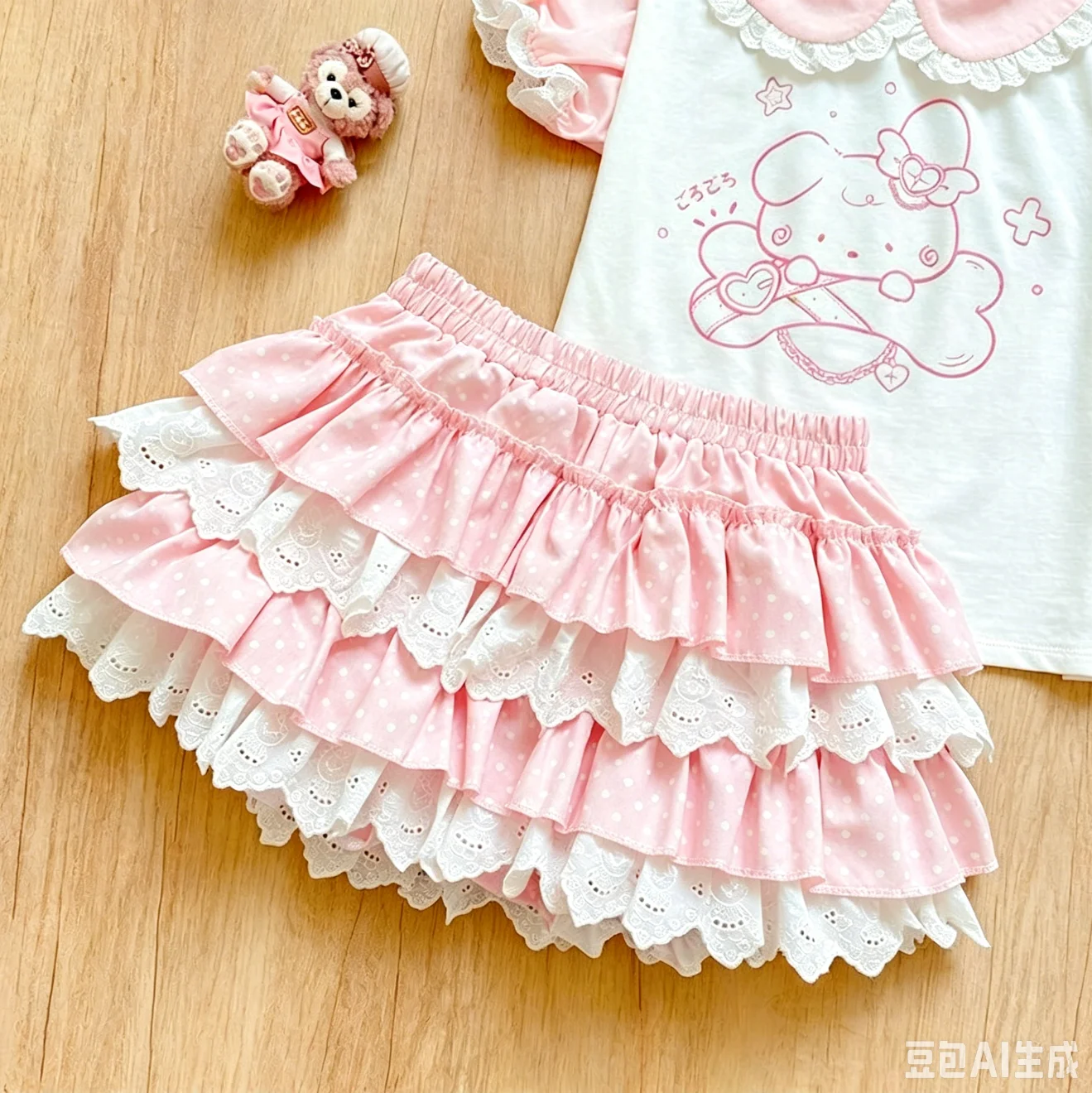 Pink Polka Dot Lace Trim Tiered Ruffle Mini Skirt Kawaii & Sweet Lolita Aesthetic Cute Layered Cake Skirt Preppy Style JK Japan
Pink Polka Dot Lace Trim Tiered Ruffle Mini Skirt Kawaii & Sweet Lolita Aesthetic Cute Layered Cake Skirt Preppy Style JK Japan