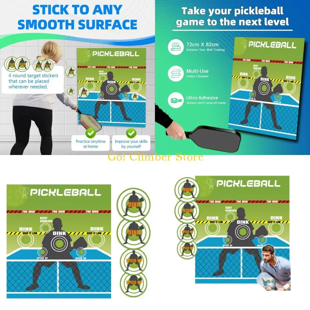 Q84C Shocked Absorbing Pickleballs Targets Mat Nonslip Pickleballs Practice Tool Portable Pickleballs Rebounder Trainer
Q84C Shocked Absorbing Pickleballs Targets Mat Nonslip Pickleballs Practice Tool Portable Pickleballs Rebounder Trainer
