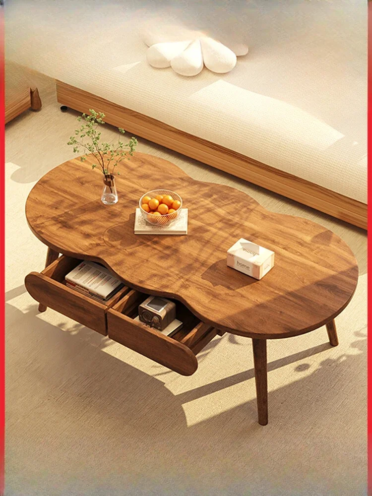 Solid wood coffee table living room household balcony small tea table high-end simple coffee table
Solid wood coffee table living room household balcony small tea table high-end simple coffee table