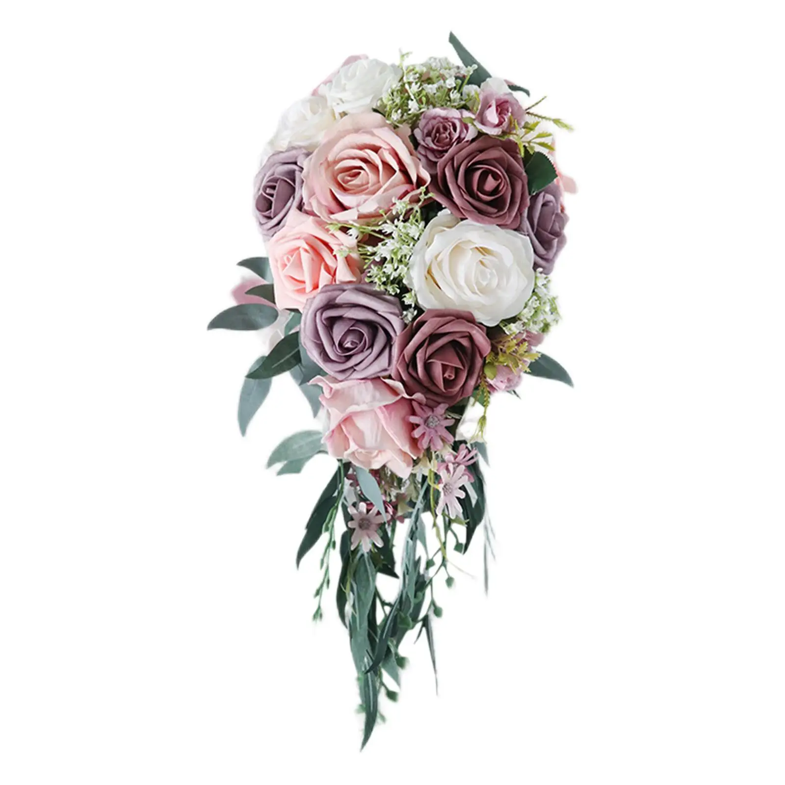 Romantic Wedding Bouquets for Bride Waterfall Shape Rose Flower Holding Bouquet for Church Wedding Party Home Decor Photo Props
Romantic Wedding Bouquets for Bride Waterfall Shape Rose Flower Holding Bouquet for Church Wedding Party Home Decor Photo Props