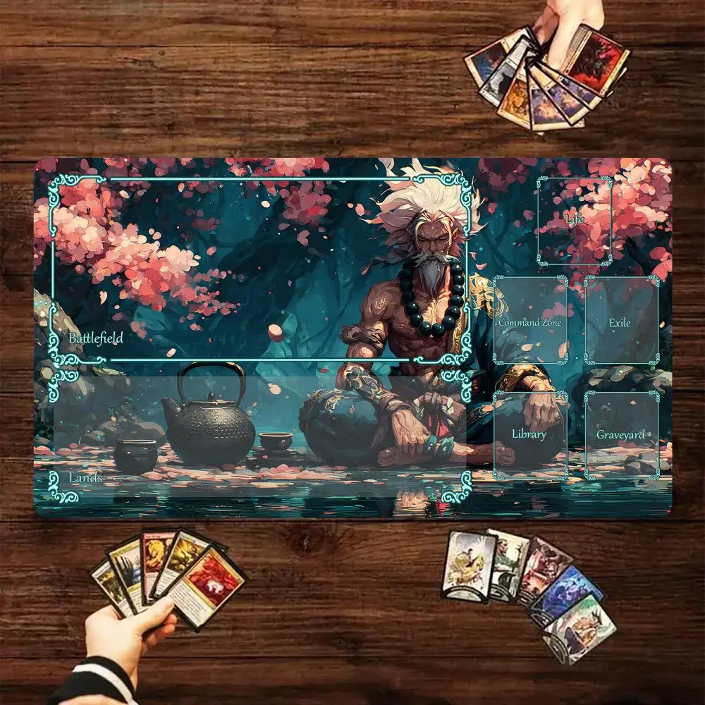 Fantasy Martial Monk and Cherry Blossom Design MTG Playmat Magic Card Battle Mat gathering gaming mats tapete magic mtg card pad
Fantasy Martial Monk and Cherry Blossom Design MTG Playmat Magic Card Battle Mat gathering gaming mats tapete magic mtg card pad