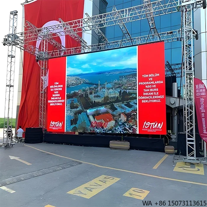 P4.81 Durable Waterproof LED Display Screen for Outdoor Rental Advertising & Commercial Exhibition
P4.81 Durable Waterproof LED Display Screen for Outdoor Rental Advertising & Commercial Exhibition