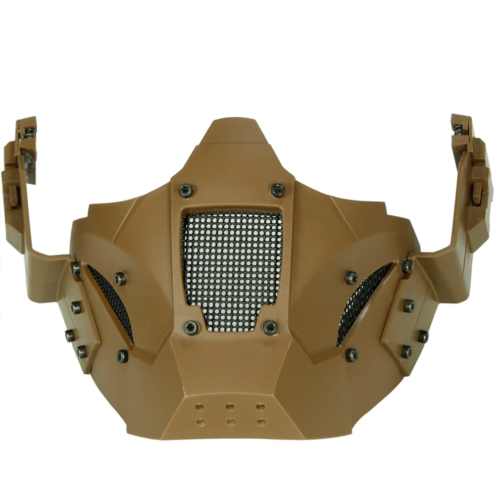 Outdoor Combat Protective Half Face Ear Protection Conquer Mask (Soil Color)
Outdoor Combat Protective Half Face Ear Protection Conquer Mask (Soil Color)