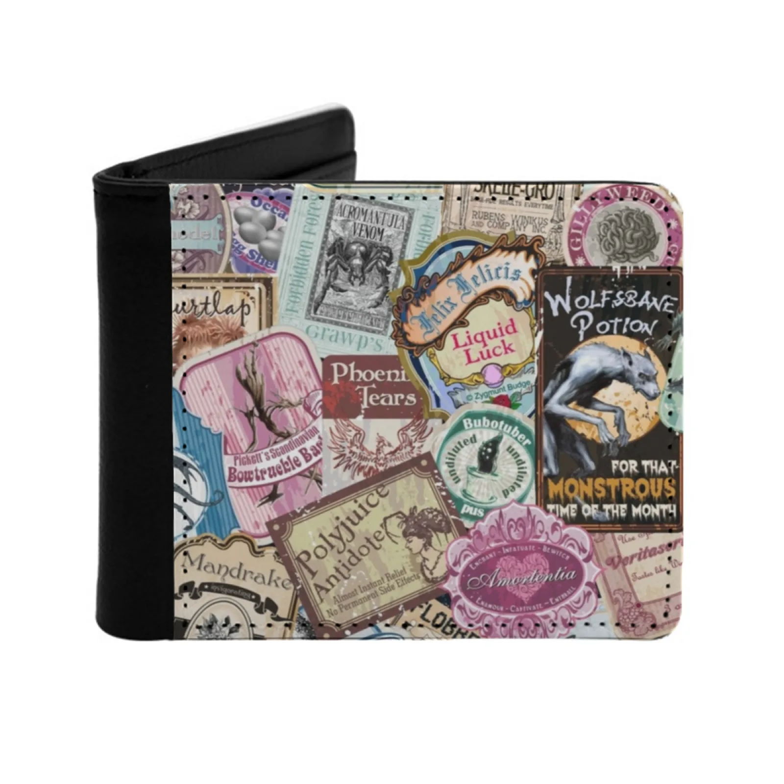 Magical Apothecary Personalized Men's Leather Wallet Card Money Bag Pu Leather Wallet Magic Spells Apothecary Vintage Wizard
Magical Apothecary Personalized Men's Leather Wallet Card Money Bag Pu Leather Wallet Magic Spells Apothecary Vintage Wizard