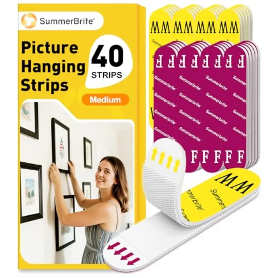 Picture Hanging Strips Heavy Duty, Damage Free Picture Hangers for Walls without Nails/Tools, Wall Sticky Hook and Loop Adhesiv
Picture Hanging Strips Heavy Duty, Damage Free Picture Hangers for Walls without Nails/Tools, Wall Sticky Hook and Loop Adhesiv