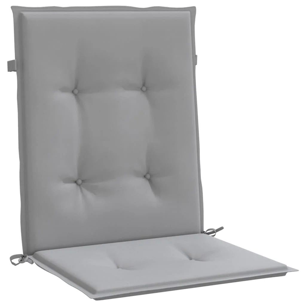 Lowback Chair Cushion Set of 4 Grey Oxford fabric, Foam fiber chair cushion
Lowback Chair Cushion Set of 4 Grey Oxford fabric, Foam fiber chair cushion
