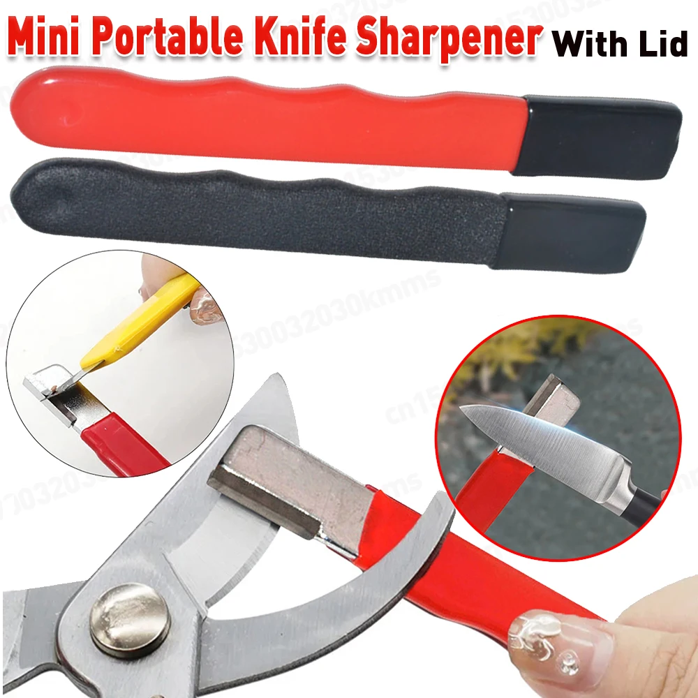 Mini Metal Knife Pruning Sharpening Stone Portable Handheld Garden Shear Scissors Sharpener with Lid Pocket Speedy Sharp Knife
Mini Metal Knife Pruning Sharpening Stone Portable Handheld Garden Shear Scissors Sharpener with Lid Pocket Speedy Sharp Knife
