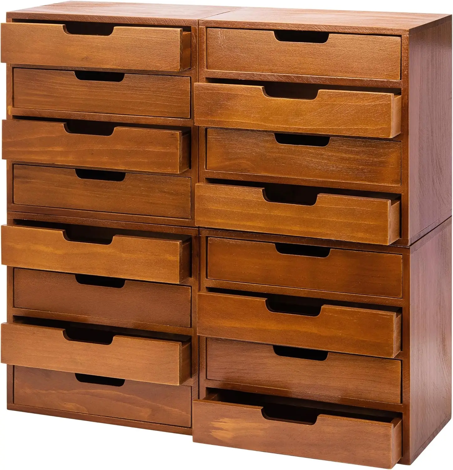 Набор из 4 органайзеров для хранения на рабочем столе с 4 выдвижными ящиками в современном деревянном дизайне (20x7x20 дюймов), штабелируемые ящики для школы и офиса - V
Набор из 4 органайзеров для хранения на рабочем столе с 4 выдвижными ящиками в современном деревянном дизайне (20x7x20 дюймов), штабелируемые ящики для школы и офиса - V