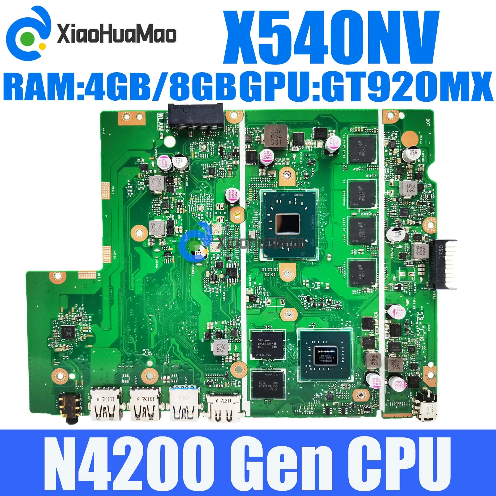 X540NV с процессором N4200 8GB-RAM GT920MX-V2G Материнская плата ASUS X540NV X540N D540NV F540NV A540NV R540NV X580NV материнская плата для ноутбука
X540NV с процессором N4200 8GB-RAM GT920MX-V2G Материнская плата ASUS X540NV X540N D540NV F540NV A540NV R540NV X580NV материнская плата для ноутбука