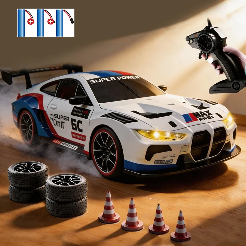 4WD RC Drift Car With LED Light 2.4G Radio 20KM/h High Speed Remote Control Racing Cars Vehicle Model Toy Gift for Boy Girl Kid
4WD RC Drift Car With LED Light 2.4G Radio 20KM/h High Speed Remote Control Racing Cars Vehicle Model Toy Gift for Boy Girl Kid