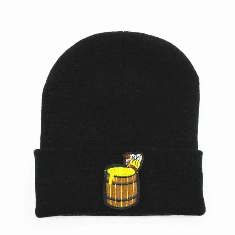 Winter Warm Cotton Embroidery Thicken Knitted Hat Skullies Cap Beanie Hat for Men and Women 329
Winter Warm Cotton Embroidery Thicken Knitted Hat Skullies Cap Beanie Hat for Men and Women 329