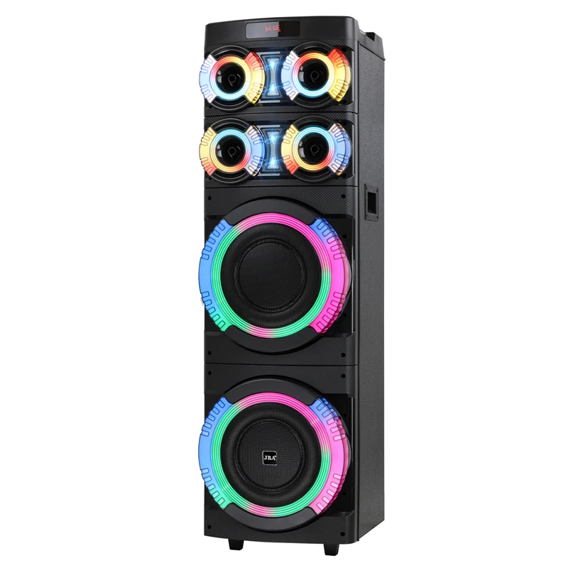 12 Inch*2 BT Speaker RGB LED Light 200W High Power Battery Subwoofer Speaker Remote Control Outdoor Speaker With Mic
12 Inch*2 BT Speaker RGB LED Light 200W High Power Battery Subwoofer Speaker Remote Control Outdoor Speaker With Mic