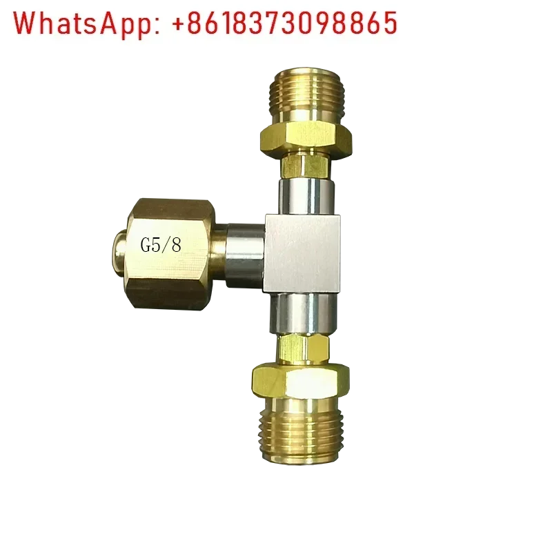 Adapter G5/8 gas cylinder three-way one-to-four shunt valve cylinder accessories inner teeth to outer teeth five-way, four-way
Adapter G5/8 gas cylinder three-way one-to-four shunt valve cylinder accessories inner teeth to outer teeth five-way, four-way