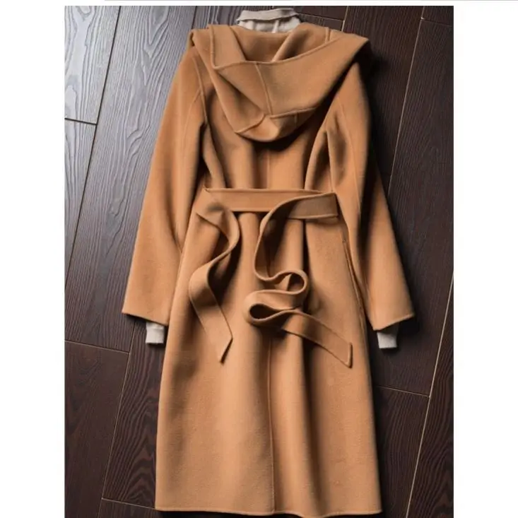 Elegant Woolen Trench Coat Winter Mid-Length Open Stitch Keep Warm Wool Windbreakers Jacket Overcoat for Women Casual T277
Elegant Woolen Trench Coat Winter Mid-Length Open Stitch Keep Warm Wool Windbreakers Jacket Overcoat for Women Casual T277